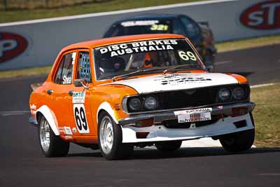 69;1975-Mazda-Capella;2-April-2010;Australia;Bathurst;FOSC;Festival-of-Sporting-Cars;Graeme-Shea;Improved-Production;Mt-Panorama;NSW;New-South-Wales;auto;motorsport;racing;super-telephoto