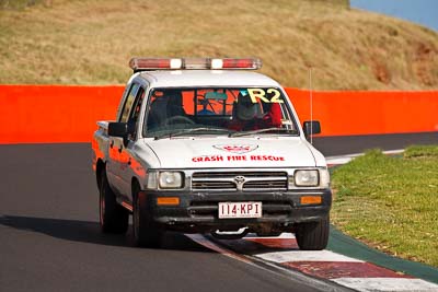 3-April-2010;Australia;Bathurst;FOSC;Festival-of-Sporting-Cars;Mt-Panorama;NSW;New-South-Wales;Toyota-Hilux;auto;motorsport;officials;racing;super-telephoto