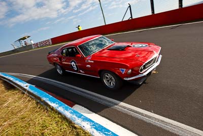 9;1969-Ford-Mustang-Fastback;3-April-2010;Alan-Evans;Australia;Bathurst;FOSC;Festival-of-Sporting-Cars;HRC69;Historic-Touring-Cars;Mt-Panorama;NSW;New-South-Wales;auto;classic;motorsport;racing;vintage;wide-angle