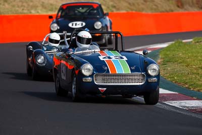 43;1966-Austin-Healey-Sprite;3-April-2010;Australia;Bathurst;Don-Bartley;FOSC;Festival-of-Sporting-Cars;Historic-Sports-Cars;Mt-Panorama;NSW;New-South-Wales;auto;classic;motorsport;racing;super-telephoto;vintage