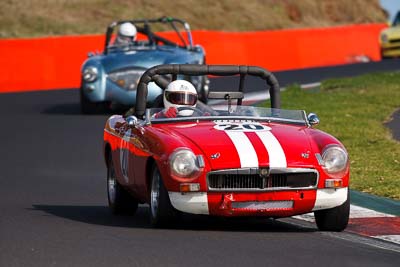 20;1964-MGB;3-April-2010;Australia;Bathurst;Bret-McManus;FOSC;Festival-of-Sporting-Cars;Historic-Sports-Cars;Mt-Panorama;NSW;New-South-Wales;auto;classic;motorsport;racing;super-telephoto;vintage