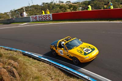 66;1997-Mazda-MX‒5;3-April-2010;Australia;Bathurst;Cameron-Hein;FOSC;Festival-of-Sporting-Cars;Marque-Sports;Mazda-MX‒5;Mazda-MX5;Mazda-Miata;Mt-Panorama;NSW;New-South-Wales;auto;motorsport;racing;wide-angle