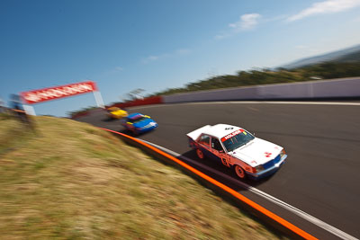 5;1979-Holden-Commodore-VB;3-April-2010;Australia;Bathurst;FOSC;Festival-of-Sporting-Cars;Improved-Production;Mt-Panorama;NSW;New-South-Wales;Rod-Wallace;auto;motion-blur;motorsport;racing;wide-angle