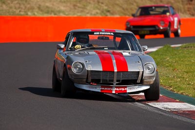 818;1974-Datsun-280Z;3-April-2010;Australia;Bathurst;FOSC;Festival-of-Sporting-Cars;John-Cade;Mt-Panorama;NSW;New-South-Wales;Regularity;auto;motorsport;racing;super-telephoto