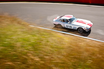 818;1974-Datsun-280Z;3-April-2010;Australia;Bathurst;FOSC;Festival-of-Sporting-Cars;John-Cade;Mt-Panorama;NSW;New-South-Wales;Regularity;auto;motion-blur;motorsport;racing;wide-angle