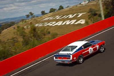 15;1969-Ford-Mustang;3-April-2010;Australia;Bathurst;Darryl-Hansen;FOSC;Festival-of-Sporting-Cars;Historic-Touring-Cars;Mt-Panorama;NSW;New-South-Wales;auto;classic;motorsport;racing;telephoto;vintage