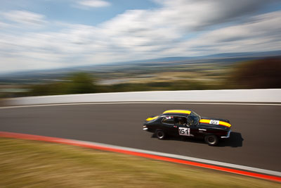 151;1972-Holden-Torana-XU‒1;3-April-2010;Australia;Bathurst;FOSC;Festival-of-Sporting-Cars;Historic-Touring-Cars;Mt-Panorama;NSW;New-South-Wales;Stuart-Young;auto;classic;clouds;motion-blur;motorsport;movement;racing;sky;speed;vintage;wide-angle