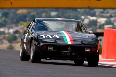 144;1971-Ferrari-365-GTC4;3-April-2010;Australia;Bathurst;FOSC;Festival-of-Sporting-Cars;Historic-Sports-Cars;Mt-Panorama;NSW;New-South-Wales;TBB12;Trevor-Bassett;auto;classic;motorsport;racing;super-telephoto;vintage