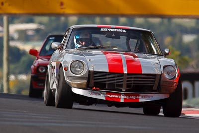 818;1974-Datsun-280Z;3-April-2010;Australia;Bathurst;FOSC;Festival-of-Sporting-Cars;John-Cade;Mt-Panorama;NSW;New-South-Wales;Regularity;auto;motorsport;racing;super-telephoto