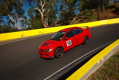 10;2007-Mitsubishi-Lancer-Evolution-IX;4-April-2010;Australia;Bathurst;Bradley-Cecil;FOSC;Festival-of-Sporting-Cars;Mt-Panorama;NSW;New-South-Wales;Regularity;auto;motorsport;racing;wide-angle