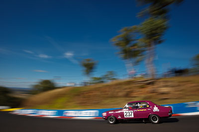 237;1972-Holden-Torana-LJ;4-April-2010;Australia;Bathurst;FOSC;Festival-of-Sporting-Cars;Martin-McLoughlin;Mt-Panorama;NSW;New-South-Wales;Regularity;auto;clouds;motion-blur;motorsport;movement;racing;sky;speed;wide-angle