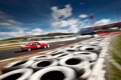 211;1985-Holden-Commodore;4-April-2010;Australia;Bathurst;David-Davies;FOSC;Festival-of-Sporting-Cars;Mt-Panorama;NSW;New-South-Wales;Regularity;auto;clouds;motion-blur;motorsport;racing;sky;wide-angle