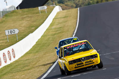 115;4-April-2010;Alfa-Romeo-Alfetta-Sedan;Australia;Bathurst;FOSC;Festival-of-Sporting-Cars;Mt-Panorama;NSW;New-South-Wales;Regularity;Robert-Simcic;auto;motorsport;racing;super-telephoto