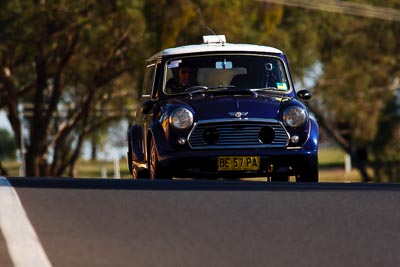 11;1971-Morris-Mini;5-April-2010;Australia;BE57PA;Bathurst;FOSC;Festival-of-Sporting-Cars;Mt-Panorama;NSW;New-South-Wales;Paul-Norris;Regularity;auto;motorsport;racing;super-telephoto