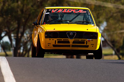 115;5-April-2010;Alfa-Romeo-Alfetta-Sedan;Australia;Bathurst;FOSC;Festival-of-Sporting-Cars;Mt-Panorama;NSW;New-South-Wales;Regularity;Robert-Simcic;auto;motorsport;racing;super-telephoto