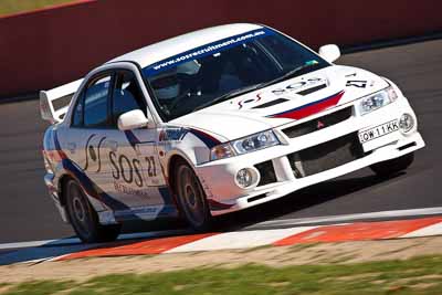 27;1999-Mitsubishi-Lancer-Evolution-VI;5-April-2010;Australia;Bathurst;FOSC;Festival-of-Sporting-Cars;John-Malkovich;Mt-Panorama;NSW;New-South-Wales;QW11KK;Regularity;auto;motorsport;racing;super-telephoto