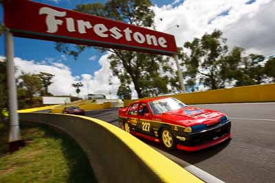 227;1986-Holden-Commodore;5-April-2010;Australia;Bathurst;FOSC;Festival-of-Sporting-Cars;Mt-Panorama;NSW;New-South-Wales;Nicholas-Scarcella;Regularity;auto;motorsport;racing;wide-angle