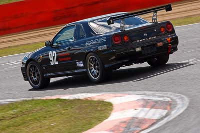 92;1998-Nissan-Skyine-R34-GTT;5-April-2010;Australia;Bathurst;FOSC;Festival-of-Sporting-Cars;Ian-Faith;Mt-Panorama;NSW;New-South-Wales;Regularity;auto;motorsport;racing;super-telephoto