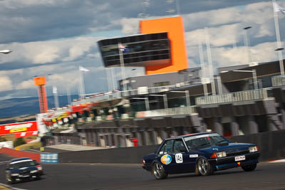 146;1984-Ford-Falcon-XE;484MAW;5-April-2010;Australia;Bathurst;FOSC;Festival-of-Sporting-Cars;Mt-Panorama;NSW;New-South-Wales;Regularity;Rodney-Nowlan;auto;motorsport;racing;telephoto