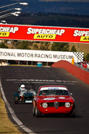 174;1966-Alfa-Romeo-Guilia-Sprint-GT;5-April-2010;Australia;Bathurst;FOSC;Festival-of-Sporting-Cars;Greg-Russell;Mt-Panorama;NSW;New-South-Wales;Regularity;auto;motorsport;racing;super-telephoto