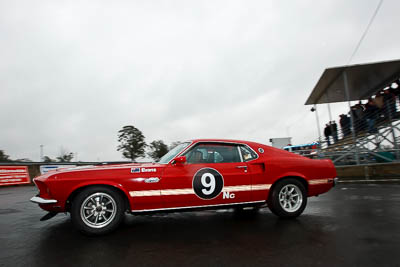 9;29-May-2010;Alan-Evans;Australia;Ford-Mustang;Group-N;Historic-Touring-Cars;Morgan-Park-Raceway;QLD;Queensland;Warwick;auto;classic;historic;motorsport;racing;vintage;wide-angle