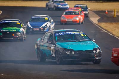 21;30-May-2010;Australia;Ford-Falcon-AU;John-Van-Gilst;Morgan-Park-Raceway;QLD;Queensland;Saloon-Cars;Warwick;auto;motorsport;racing;super-telephoto