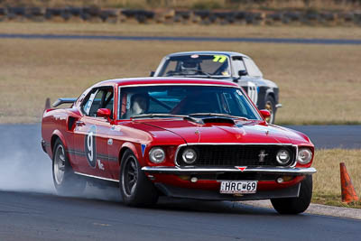 9;30-May-2010;Alan-Evans;Australia;Ford-Mustang;Group-N;Historic-Touring-Cars;Morgan-Park-Raceway;QLD;Queensland;Warwick;auto;classic;historic;motorsport;racing;super-telephoto;vintage