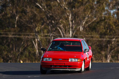 16;1991-Ford-Laser;24-July-2010;Australia;Grant-Glover;Morgan-Park-Raceway;QLD;Queensland;Warwick;auto;motorsport;racing;super-telephoto