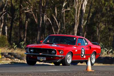 9;1969-Ford-Mustang;24-July-2010;Alan-Evans;Australia;Group-N;Historic-Touring-Cars;Morgan-Park-Raceway;QLD;Queensland;Warwick;auto;classic;motorsport;racing;super-telephoto;vintage