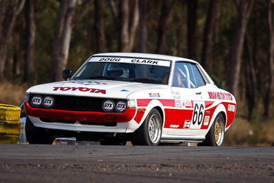 66;1977-Toyota-Celica-GT;24-July-2010;Australia;Doug-Clark;Group-C;Historic-Touring-Cars;Morgan-Park-Raceway;QLD;Queensland;Warwick;auto;classic;motorsport;racing;super-telephoto;vintage