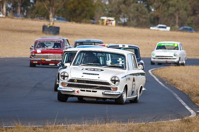 166;1964-Ford-Cortina;24-July-2010;Australia;Craig-Thompson;Group-N;Historic-Touring-Cars;Morgan-Park-Raceway;QLD;Queensland;Warwick;auto;classic;motorsport;racing;super-telephoto;vintage