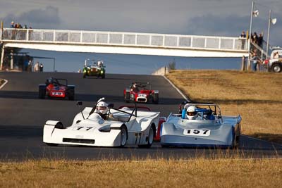 157;77;1972-Welsor-Clubman;1984-Tiga-Sports-2000;24-July-2010;Australia;Historic-Sports-Cars;Ian-Barberie;John-Wishart;Morgan-Park-Raceway;QLD;Queensland;Warwick;auto;classic;motorsport;racing;super-telephoto;vintage