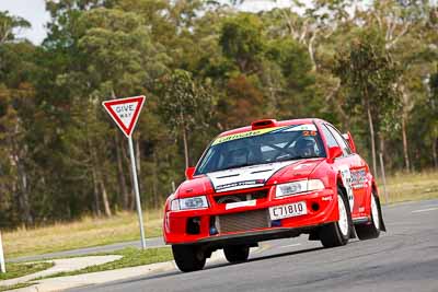 25;30-July-2010;ARC;Australia;Australian-Rally-Championship;Caitlin-Earley;Caloundra;Evo-6;Mike-Bailey;Mitsubishi-Lancer;Mitsubishi-Lancer-Evolution-VI;QLD;Queensland;Sunshine-Coast;auto;motorsport;racing;shakedown;telephoto