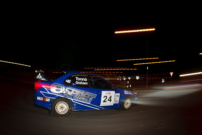 24;30-July-2010;ARC;Australia;Australian-Rally-Championship;Caloundra;Evo-5;Mitsubishi-Lancer;Mitsubishi-Lancer-Evolution-V;Peter-Graham;QLD;Queensland;Stephen-Tonna;Sunshine-Coast;auto;fisheye;motion-blur;motorsport;night;racing