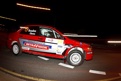 20;30-July-2010;ARC;Australia;Australian-Rally-Championship;Caloundra;Evo-9;Helen-Cheers;Michael-Boaden;Mitsubishi-Lancer;Mitsubishi-Lancer-Evolution-IX;QLD;Queensland;Sunshine-Coast;auto;fisheye;motion-blur;motorsport;night;racing