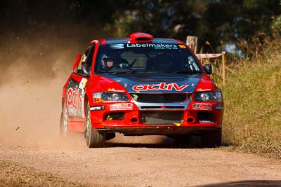 16;31-July-2010;ARC;Activ-Rallysport;Australia;Australian-Rally-Championship;Evo-9;Imbil;Justin-Dowel;Matt-Lee;Mitsubishi-Lancer;Mitsubishi-Lancer-Evolution-IX;QLD;Queensland;Sunshine-Coast;auto;motorsport;racing;super-telephoto