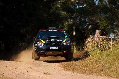 21;31-July-2010;ARC;Australia;Australian-Rally-Championship;Imbil;Mark-Fawcett;QLD;Queensland;Simon-Ellis;Subaru-Impreza-WRX-STI;Sunshine-Coast;auto;motorsport;racing;super-telephoto