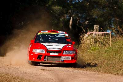 25;31-July-2010;ARC;Australia;Australian-Rally-Championship;Caitlin-Earley;Evo-6;Imbil;Mike-Bailey;Mitsubishi-Lancer;Mitsubishi-Lancer-Evolution-VI;QLD;Queensland;Sunshine-Coast;auto;motorsport;racing;super-telephoto