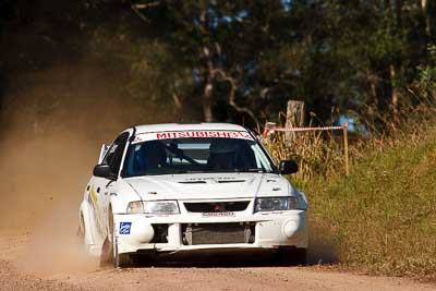 31;31-July-2010;Australia;Craig-Lee;Evo-6;Imbil;John-Spencer;Mitsubishi-Lancer;Mitsubishi-Lancer-Evolution-VI;QLD;QRC;Queensland;Queensland-Rally-Championship;Sunshine-Coast;auto;motorsport;racing;super-telephoto