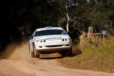 39;31-July-2010;Australia;Ford-Falcon-XR8;Ian-Menzies;Imbil;QLD;QRC;Queensland;Queensland-Rally-Championship;Robert-McGowan;Sunshine-Coast;auto;motorsport;racing;super-telephoto