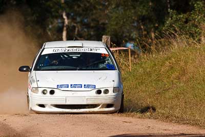 39;31-July-2010;Australia;Ford-Falcon-XR8;Ian-Menzies;Imbil;QLD;QRC;Queensland;Queensland-Rally-Championship;Robert-McGowan;Sunshine-Coast;auto;motorsport;racing;super-telephoto