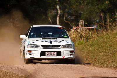 40;31-July-2010;Australia;Imbil;Lynnford-Stephenson;Mark-Neary;QLD;QRC;Queensland;Queensland-Rally-Championship;Subaru-Impreza-WRX;Sunshine-Coast;auto;motorsport;racing;super-telephoto