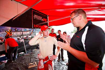 31-July-2010;ARC;Australia;Australian-Rally-Championship;Eli-Evans;Imbil;QLD;Queensland;Sunshine-Coast;auto;motorsport;racing;service-centre;service-park;wide-angle