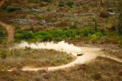 56;1-August-2010;Australia;Imbil;Mazda-RX‒7;Pedders-Rally-Team;QLD;Queensland;Rian-Calder;Sunshine-Coast;Will-Orders;auto;classic;historic;motorsport;racing;telephoto;vintage