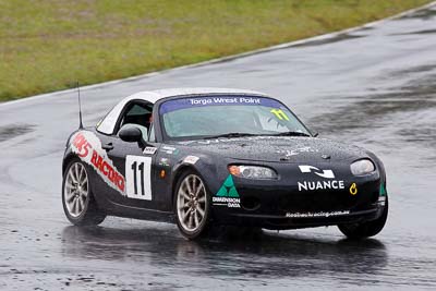 11;25-September-2010;Adam-Spence;Australia;Geoff-Kennedy;Mazda-MX‒5;Mazda-MX5;Mazda-Miata;Morgan-Park-Raceway;QLD;Queensland;Warwick;auto;motorsport;racing;super-telephoto