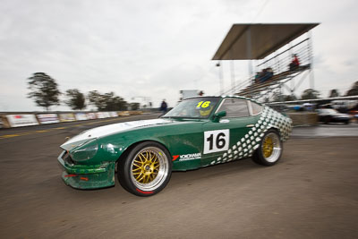 16;26-September-2010;Australia;Datsun-240Z;Jason-Lea;Matthew-Ryeland;Morgan-Park-Raceway;QLD;Queensland;Warwick;auto;motorsport;racing;wide-angle