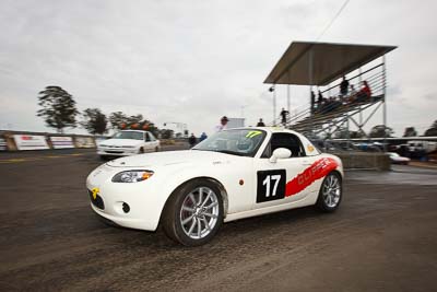 17;26-September-2010;Ash-Lowe;Australia;David-Barram;Mazda-MX‒5;Mazda-MX5;Mazda-Miata;Morgan-Park-Raceway;QLD;Queensland;Warwick;auto;motorsport;racing;wide-angle