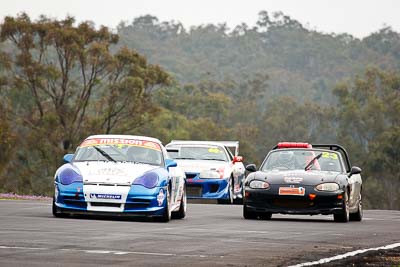 2;23;26-September-2010;Australia;Ben-Cook;Dean-Croyden;Mazda-MX‒5;Mazda-MX5;Mazda-Miata;Mike-Calcutt;Morgan-Park-Raceway;Porsche-996-GT3-Cup;QLD;Queensland;Warwick;auto;motorsport;racing;super-telephoto