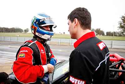 26-September-2010;Ashley-Miller;Australia;Dark-Horse-Racing;Geoff-Marsh;Morgan-Park-Raceway;QLD;Queensland;Warwick;auto;motorsport;portrait;racing;wide-angle