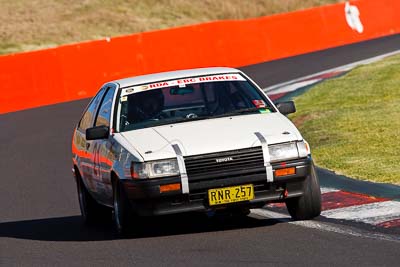 21;1985-Toyota-Sprinter-AE86;21;23-April-2011;Australia;Bathurst;Bathurst-Motor-Festival;Eddie-Swat;Mt-Panorama;NSW;NSW-Road-Racing-Club;New-South-Wales;Regularity;auto;motorsport;racing